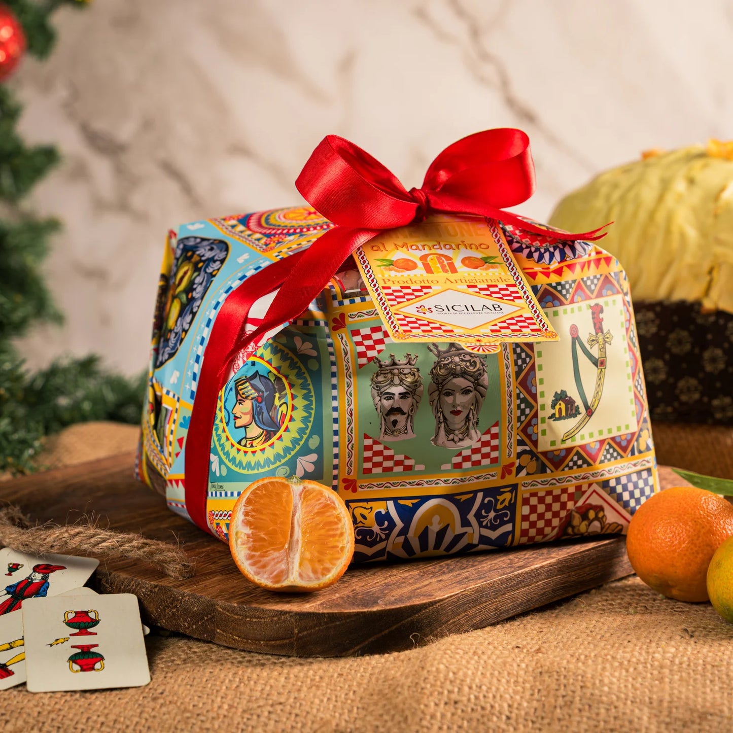 Panettone Artigianale con Crema al Mandarino | 1kg