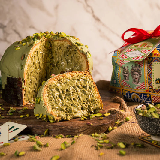 Panettone Artigianale con EXTRA crema di Pistacchio | 1,5kg