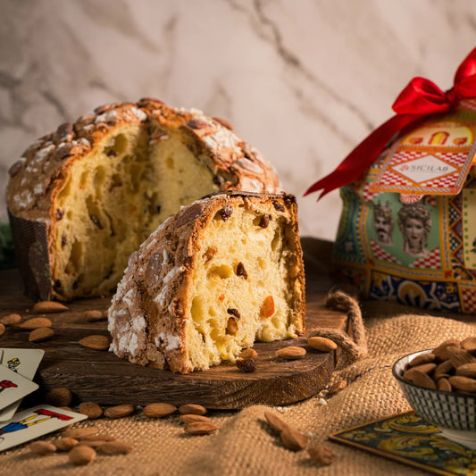 Panettone Artigianale Tradizionale con Uvetta e Arancia Candita | 1kg