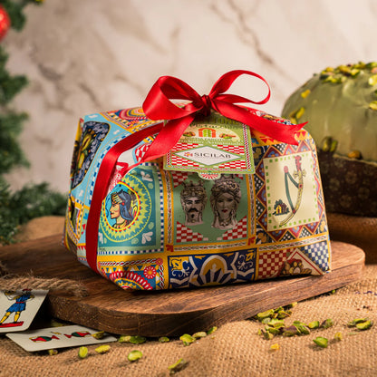 Panettone Artigianale con EXTRA crema di Pistacchio | 1,5kg