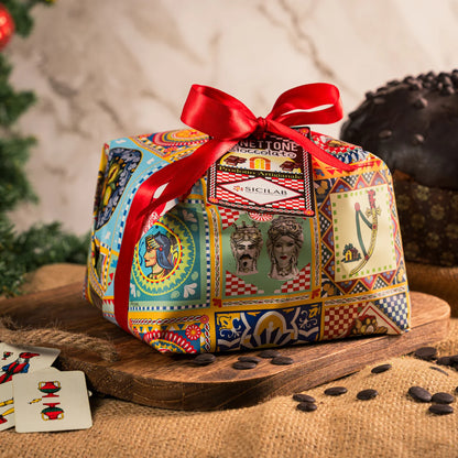 Panettone Artigianale con Gocce di Cioccolato | 1kg