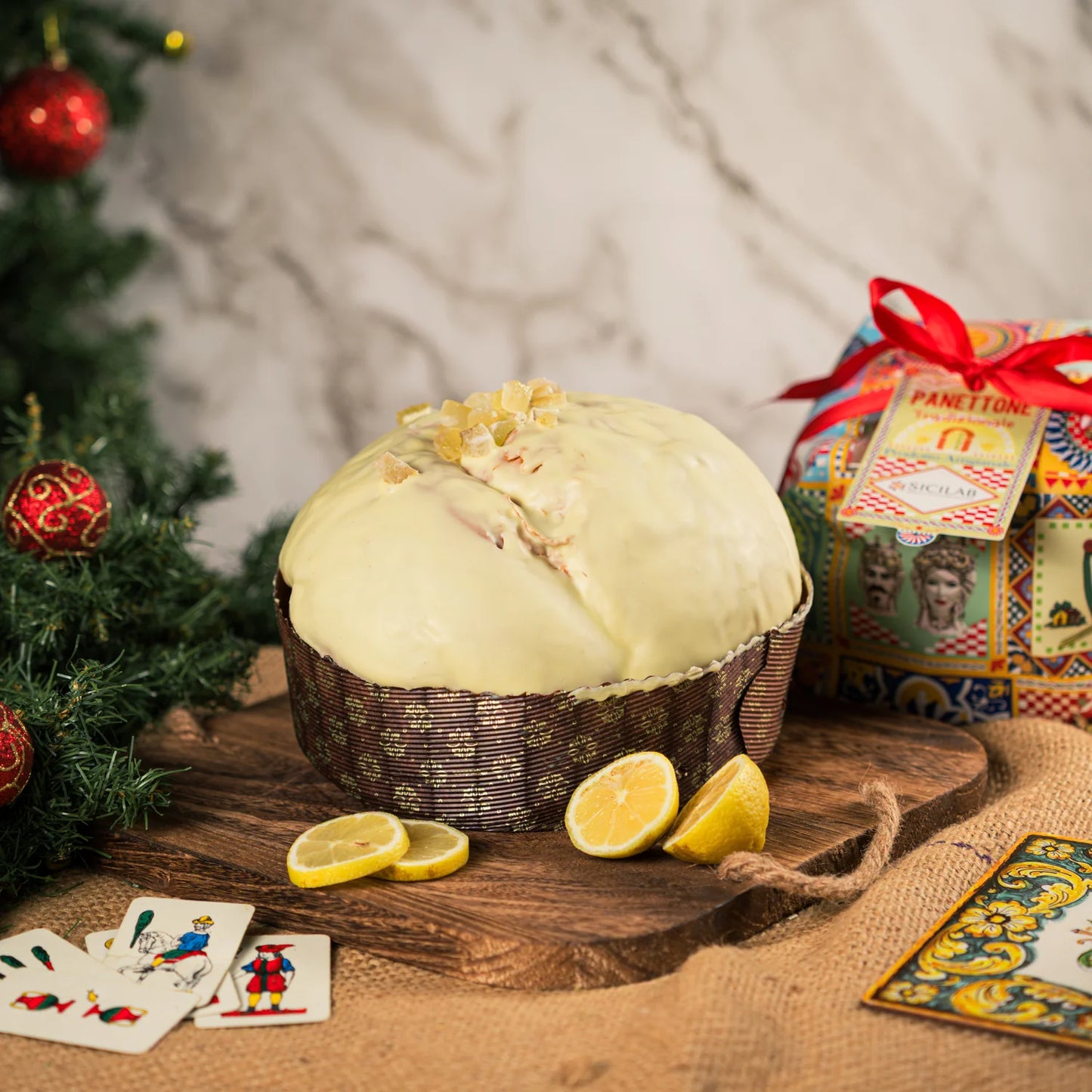 Panettone Artigianale con Crema al Limone | 1kg