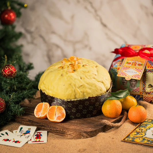 Panettone Artigianale con Crema al Mandarino | 1kg