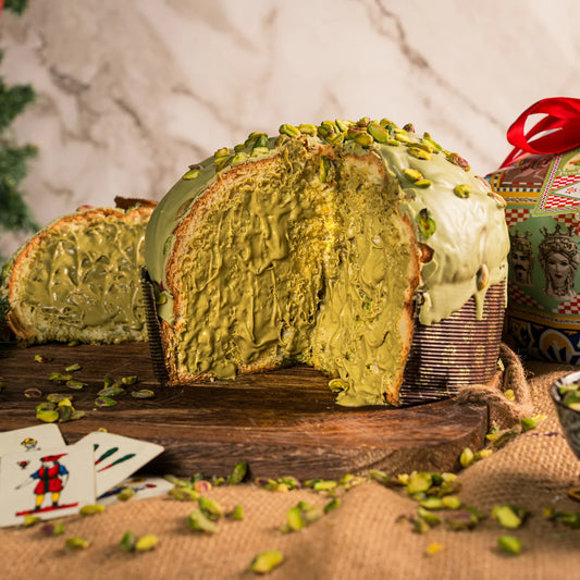Panettone Artigianale con EXTRA crema di Pistacchio | 1,5kg