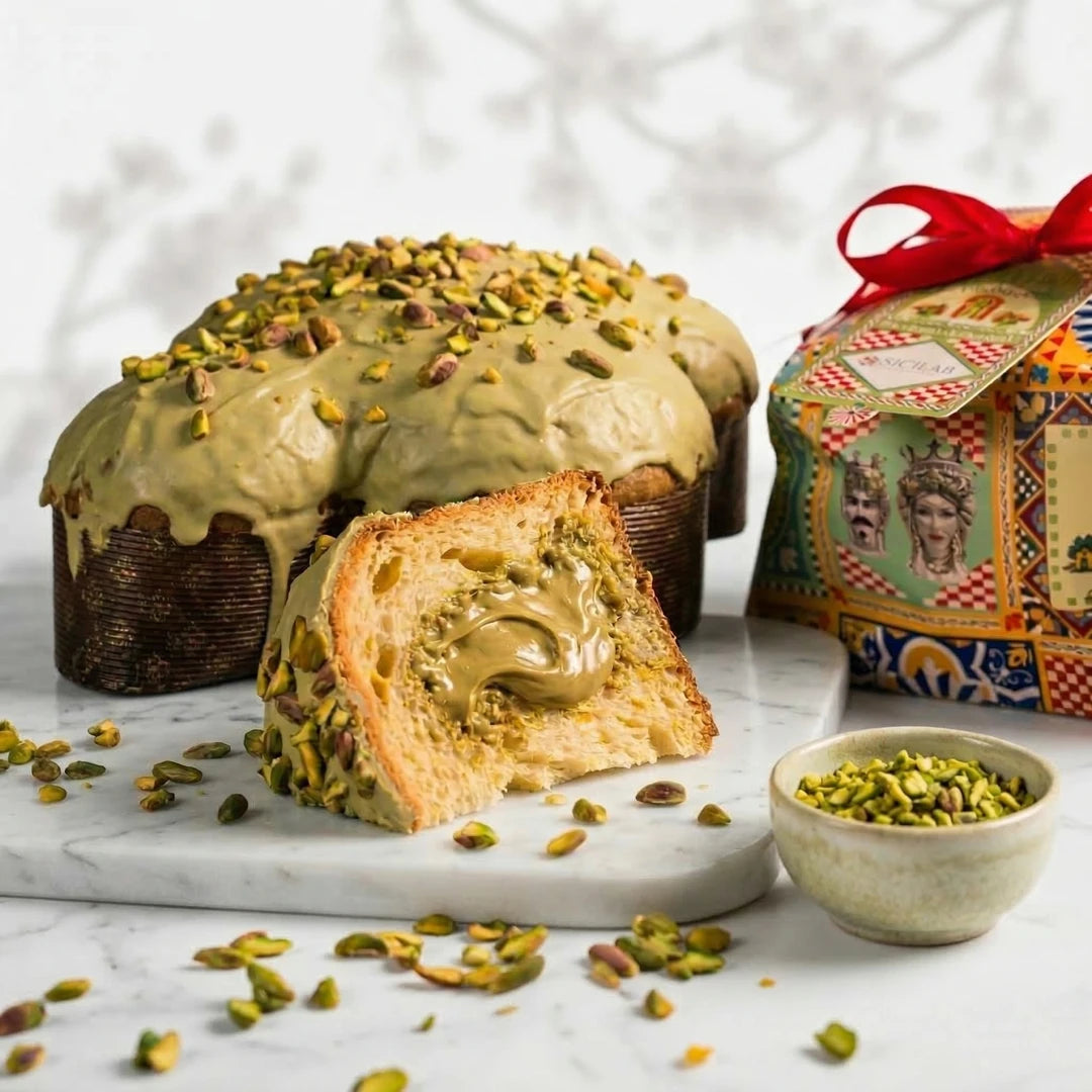 Uovo di Pasqua Dubai Chocolate Farcito Sicilab con crema Dubai e kataifi croccante