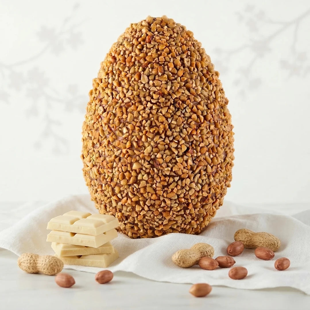 Uovo di Pasqua Choco Caramello Sicilab ricoperto di granella caramellata dorata
